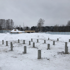 Фундамент двухэтажного дома в селе Зоркальцево