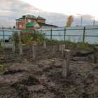 Фундамент на жб сваях для бани с крыльцом