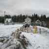 Фундамент на забивных ж/б сваях для дома из профилированного бруса в деревне Хлопенево Московской области от компании 35FS