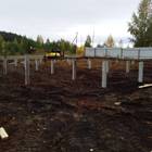 Фундамент на забивных ж/б сваях с бетонным ростверком для двухэтажного каркасного дома в деревне Макарово, Удмуртия от компании 35FS