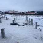 Фундамент на забивных ж/б сваях для дома из бревна в деревне Каменное, Удмуртия от компании 35FS