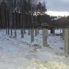 Фундамент на забивных ж/б сваях для дома, бани и хозяйственного блока из каркаса в СНТ Горняк, Екатеринбург от компании 35FS