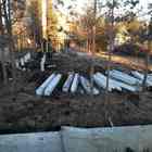 Фундамент на забивных ж/б сваях для каркасного дома в СНТ Родничковое, Всеволожский район Ленинградской области от компании 35FS