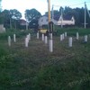 Фундамент на забивных ж/б сваях для каркасного дома на в деревне Гавриково Московской области от компании 35FS
