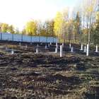 Фундамент на забивных ж/б сваях с бетонным ростверком для двухэтажного каркасного дома в деревне Макарово, Удмуртия от компании 35FS