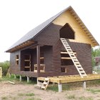 Фундамент для дома из бруса на забивных ж/б сваях в деревне Борцино Тверской области от компании 35FS