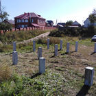 Фундамент для двухэтажного дома из бруса в поселке Зональная Станция, Томской области