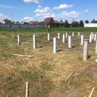 Фундамент на жб забивных сваях под баню из профилированного бруса