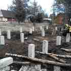 Фундамент на забивных ж/б сваях для каркасного дома в СНТ Родничковое, Всеволожский район Ленинградской области от компании 35FS