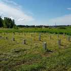 Сваи под ростверк для двухэтажного дома из бруса с террасой