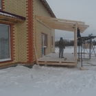 Фундамент на забивных ж/б сваях с бетонным ростверком для двухэтажного каркасного дома в деревне Макарово, Удмуртия от компании 35FS