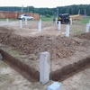 Фундамент на забивных ж/б сваях для загородного дома из газобетона в посёлке Некрасовское Ярославской области от компании 35FS