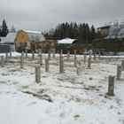 Фундамент на забивных ж/б сваях для дома из профилированного бруса в деревне Хлопенево Московской области от компании 35FS