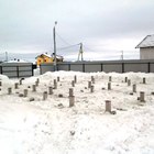 Фундамент на забивных ж/б сваях для коттеджа из бруса в ДНП Летние вечера Ярославского района Ярославской области от компании 35FS