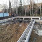 Фундамент на забивных ж/б сваях с бетонным ростверком для двухэтажного каркасного дома в деревне Макарово, Удмуртия от компании 35FS