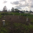 Фундамент на забивных ж/б сваях для бани из бруса в поселке Деревянка, Прионежский район, республика Карелия от компании 35FS