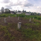 Фундамент на забивных ж/б сваях для бани из бруса в поселке Деревянка, Прионежский район, республика Карелия от компании 35FS