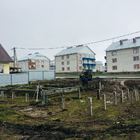 Фундамент на забивных ж/б сваях для дома из сибита в городе Бердск Новосибирской области от компании 35FS