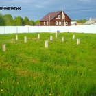 Фундамент на забивных ж/б сваях для дома из бревна в деревне Березина Тверской области от компании 35FS