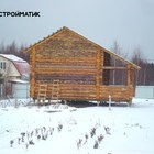 Фундамент на забивных ж/б сваях для дома из бревна в деревне Березина Тверской области от компании 35FS