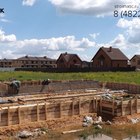 фундамент на забивных ж/б сваях в комбинации с монолитным ростверком для коттеджа в Тверской области от компании 35FS