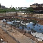 фундамент на забивных ж/б сваях в комбинации с монолитным ростверком для коттеджа в Тверской области от компании 35FS