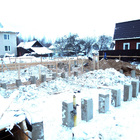 Фундамент на забивных ж/б сваях для кирпичного дома в Твери от компании 35FS