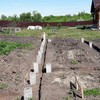Фундамент на забивных ж/б сваях для дома из кирпича в селе Горки Воронежской области от компании 35FS