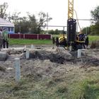 Фундамент под хоз. блок на ж/б сваях в селе Хохол от компании 35FS