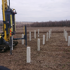 Фундамент под дом из бруса в д. Частая Дубрава, Липецкий район