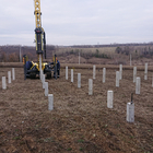 Фундамент под дом из бруса в д. Частая Дубрава, Липецкий район