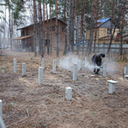 Фундамент для бани в с. Малей, Грязинский район, Липецкой области