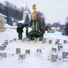 Фундамент для звонницы г. Липецк, Старо-Успенская церковь