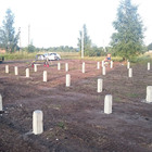 Фундамент для дома на забивных ж/б сваях в селе Горицы Липецкой области от компании 35FS