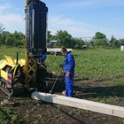 Фундамент на забивных ж/б сваях с бетонным ростверком для административного здания в селе Косыревка Липецкой области от компании 35FS