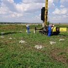 Фундамент на забивных ж/б сваях с бетонным ростверком для дома из газобетона в деревне Частая Дубрава Липецкой области от компании 35FS