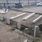 Фундамент под промышленное здание в посёлке Сырский рудник