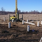 Свайный жб фундамент в Липецкой области (Добровский район, с.Преображеновка, КП "Возрождение")