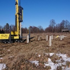 Свайный жб фундамент в Липецкой области (Добровский район, с.Преображеновка, КП "Возрождение")