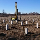 Свайный жб фундамент в Липецкой области (Добровский район, с.Преображеновка, КП "Возрождение")