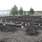 Фундамент на забивных ж/б сваях с бетонным ростверком для дома из газосиликата в селе Староживотинное, КП "Снегири" Воронежской области от компании 35FS