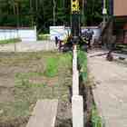 Фундамент на забивных ж/б сваях для гаража в селе Капитанщино, Липецкая область от компании 35FS