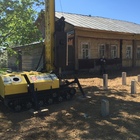 Фундамент на забивных ж/б сваях для дома из бруса в городе Череповце от компании 35FS