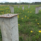 Фундамент на забивных ж/б сваях для каркасного дома в поселке Первомайское Вологодской области от компании 35FS