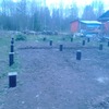 Фундамент на забивных ж/б сваях для дома с верандой в деревне Педасельга Прионежского района республики Карелия от компании 35FS