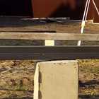 Фундамент на забивных ж/б сваях для беседки и хозяйственной постройки в селе Доброе Липецкой области от компании 35FS