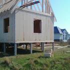 Фундамент на забивных ж/б сваях для каркасно-щитового дома от компании 35FS