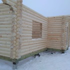 Фундамент на забивных ж/б сваях для каркасного дома в деревне Каменное, Удмуртия от компании 35FS