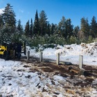 Фундамент деревянного дома и бани в посёлке Зелёный Яр