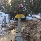 Фундамент деревянного дома и бани в посёлке Зелёный Яр